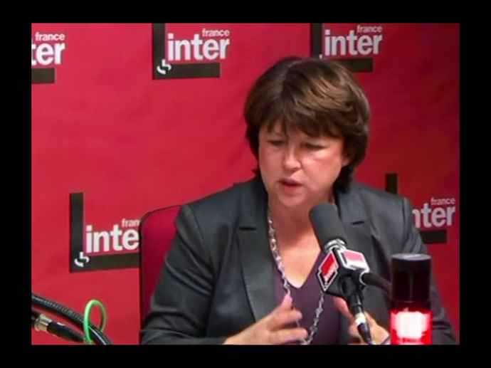 Elections régionales Martine Aubry France Inter INA