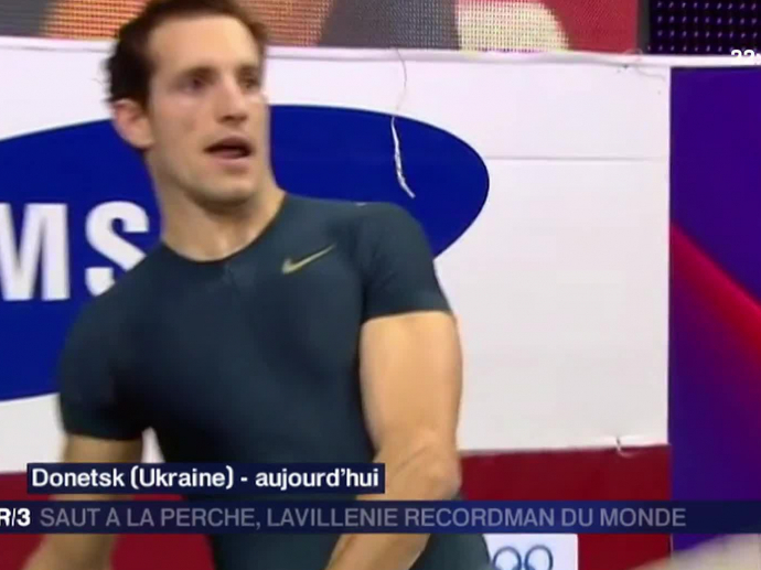 Renaud Lavillenie Bat Le Record Du Monde La Perche Ina