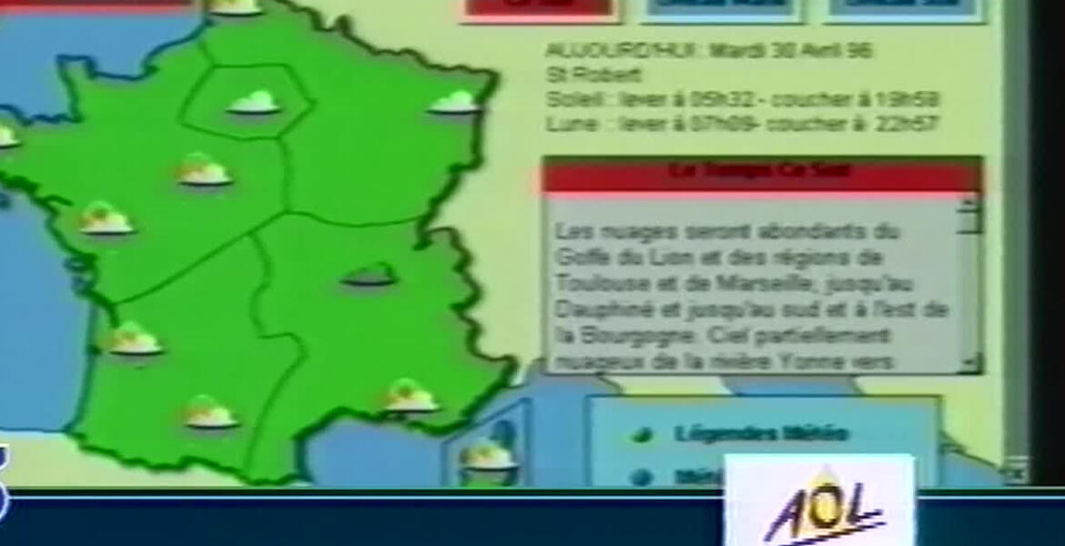 Elles étaient belles (mais lentes) les premières pages web en 1996 | INA