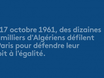 17 Octobre 1961 Le Rappel Des Faits Ina