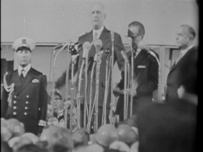 Discours de De GAULLE phrases en allemand INA Discours de De GAULLE phrases en allemand INA