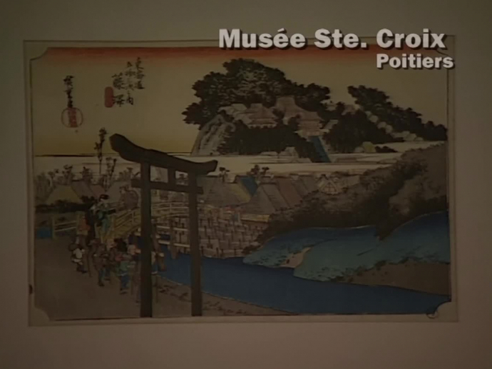 Expostion d'art sur le Japon au Musée Sainte Croix de Poitiers INA