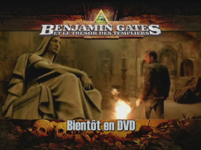 Benjamin gates et le trésor des templiers : Teaser aventure - mercredi