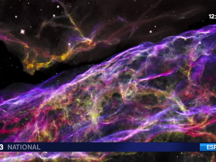 Plateau brève : Hubble, explosion Supernova | INA