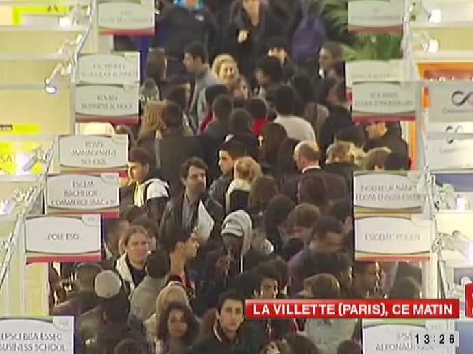 Salon admission post bac à la Villette INA