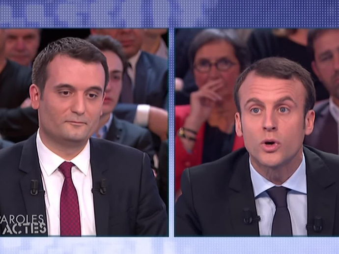 Débat Macron / Philippot