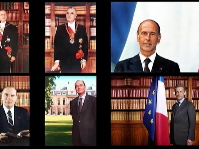 Cinquante cinq ans de portraits officiels de présidents de la