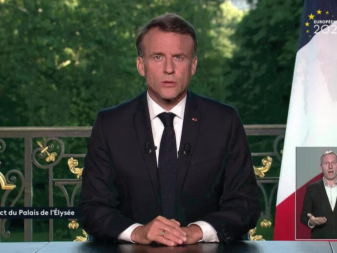 Déclaration du président de la République Emmanuel Macron | INA