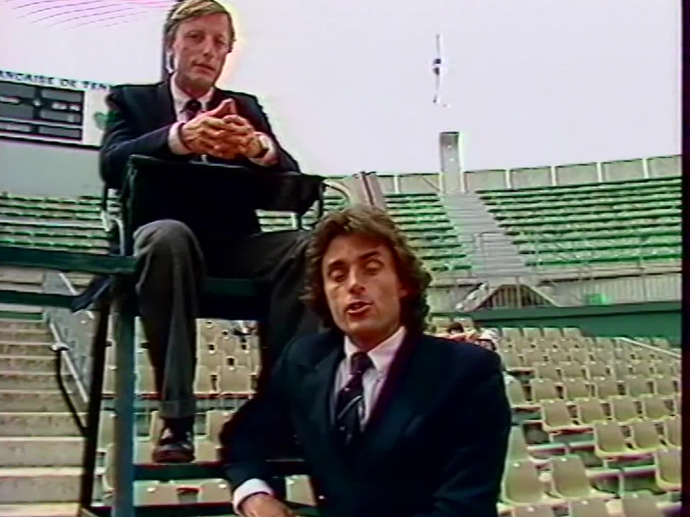 Roland Garros présentation des finalistes Yannick Noah et Mats