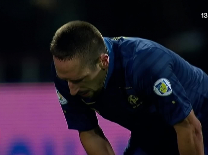 Football Match BiélorussieFrance INA