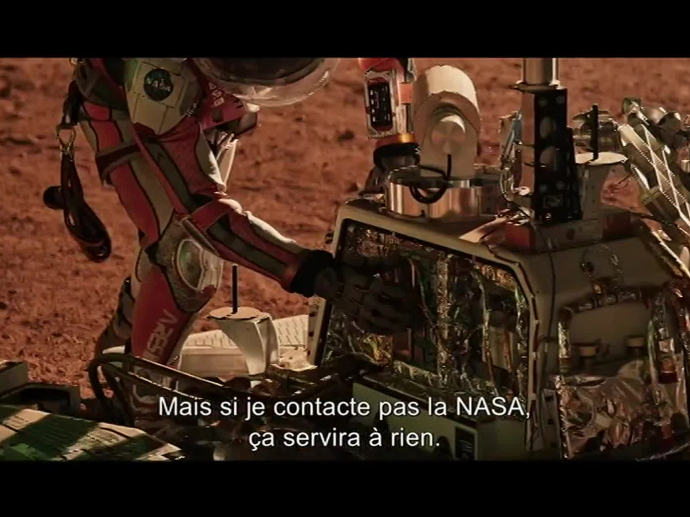 Le film "Seul sur Mars" INA