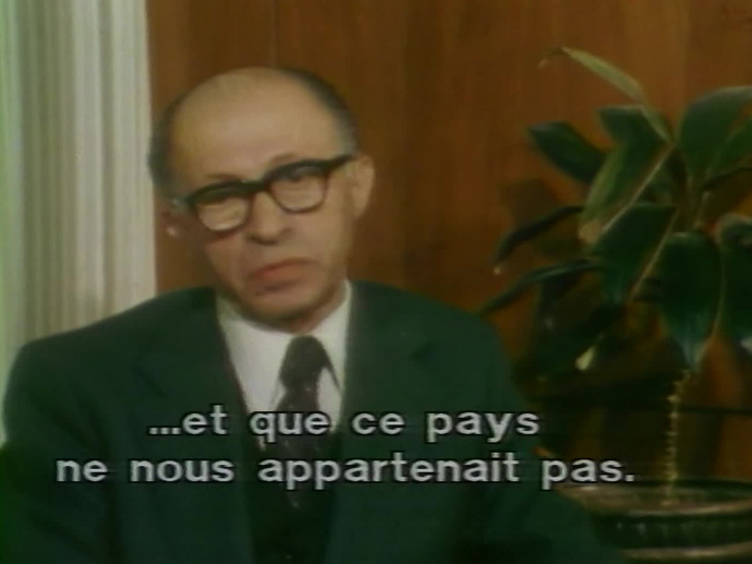 Interview de Menahem Begin INA