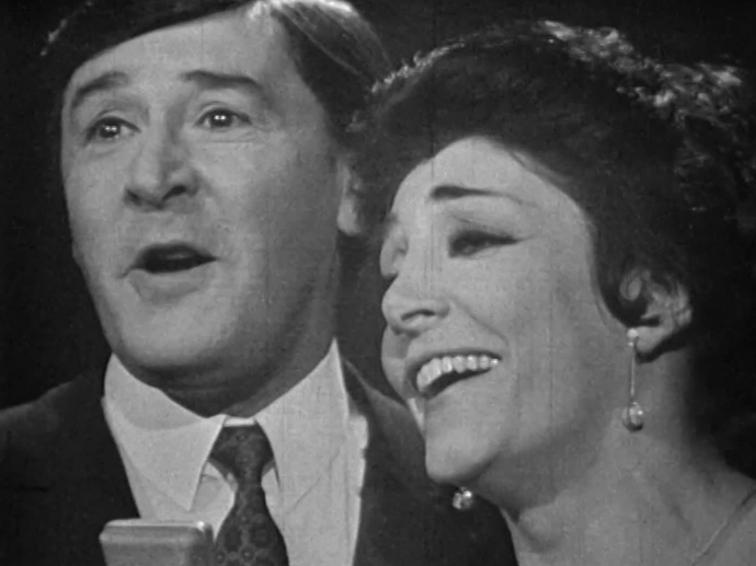 Micheline Dax et Jacques Bodoin "Tonight" INA