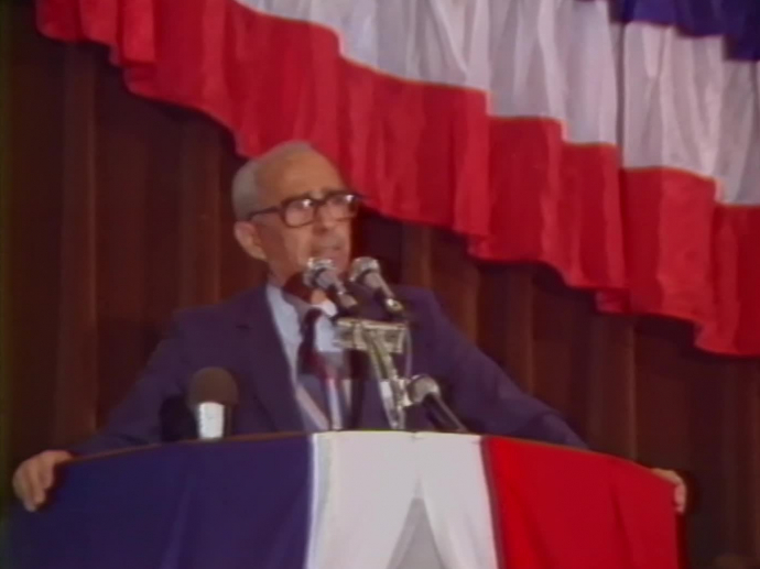 Campagne officielle élections régionales de 84 : Jean Paul de ROCCA ...