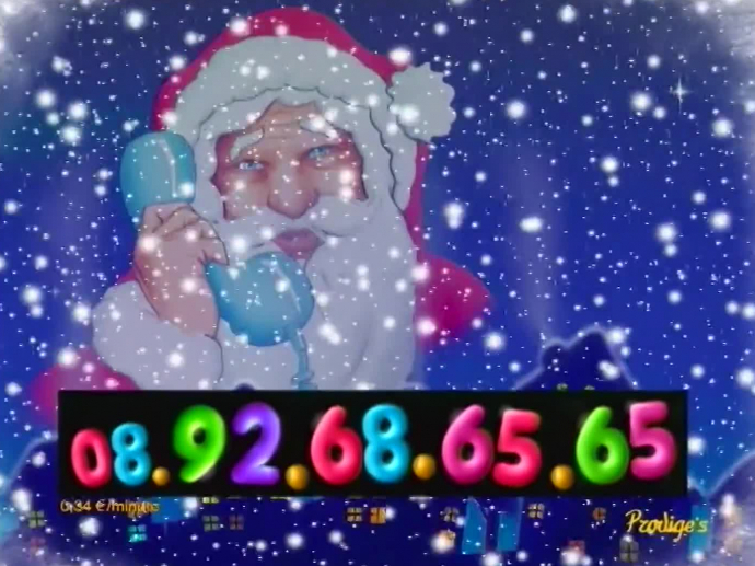 Le téléphone du père noël : Neige 2003/9268  INA