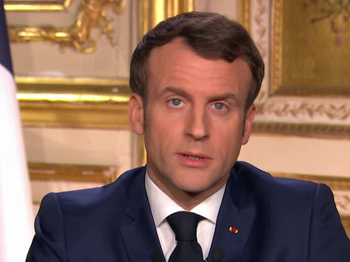 Le Discours D'Emmanuel Macron Annonçant Le Premier Confinement | INA