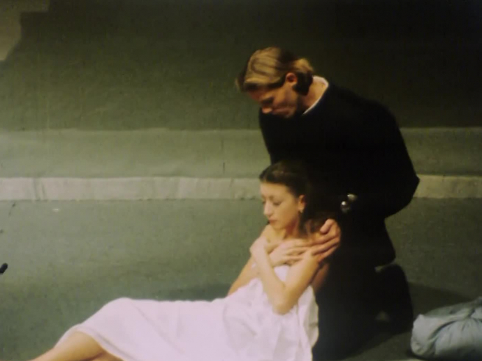 Eric Rohmer et Iannis Kokos à propos de la pièce "Catherine de Heilbronn".