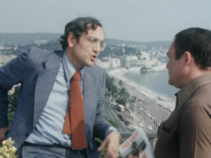 Max Gallo présente son livre "La Baie des Anges" INA