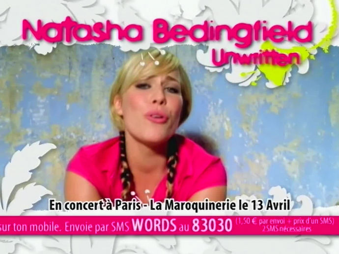 Natasha Bedingfield Album these words version 20 secondes INA