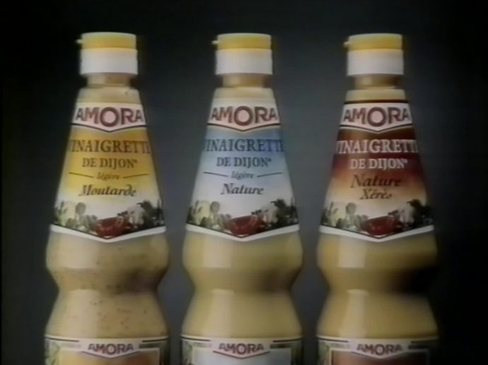 AMORA SAUCE VINAIGRETTE DE DIJON GAMME MOUTARDE, NATURE, XERES INA