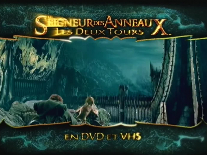 Le seigneur des anneaux : Les deux tours - return - 2 logos version 24