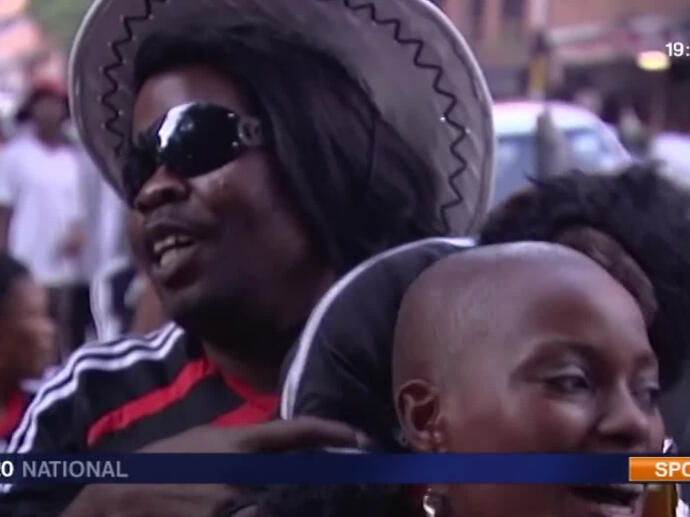 Foulard Supporter Coupe Du Monde 2010 – Coca-Cola Afrique Du Sud – Football – Vintage