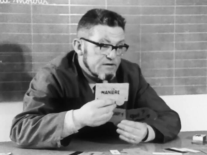 L'accord du participe passé, un jeu d'enfant avec Monsieur Le Goff INA