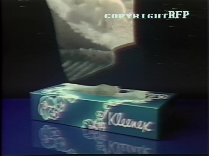 Boîte De Mouchoirs Vintage KLEENEX Années 50/60 - Bleue - Neuve Sous Cellophane