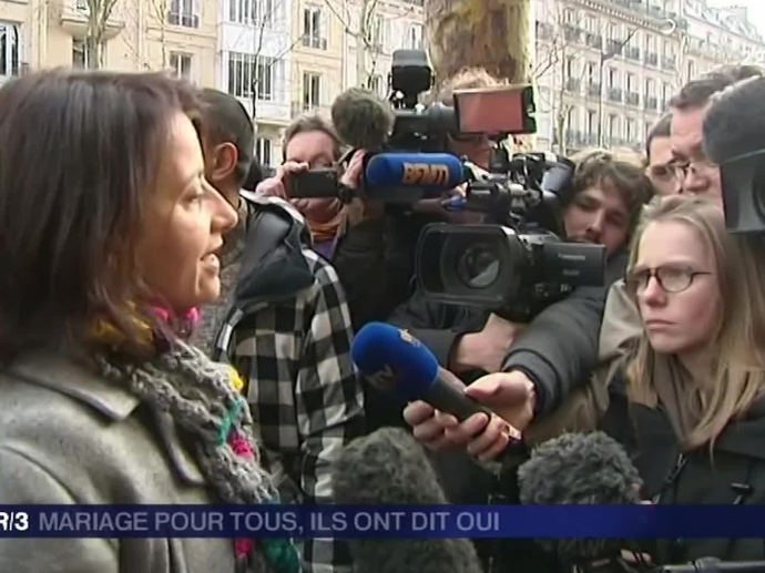 Mariage Pour Tous Ils Ont Dit Oui Manifestation Parisienne En Faveur