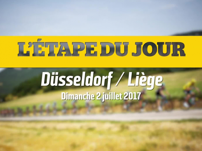 Tour de France . Etape 2 : Düsseldorf-Liège | INA