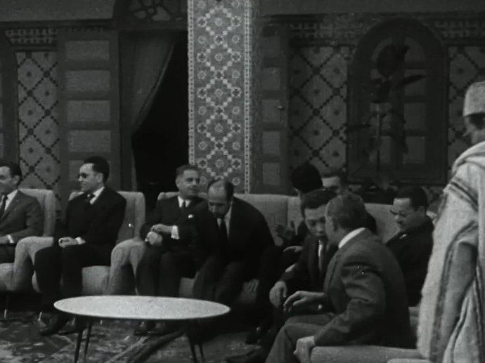 Réunion du GPRA à Rabat | INA