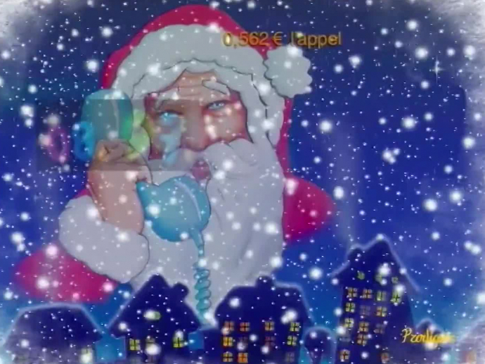 Le téléphone du père noël : père noël neige 2002  INA