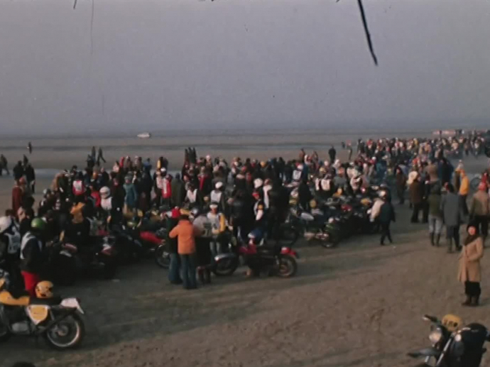 Le Touquet départ de l'enduro des sables INA