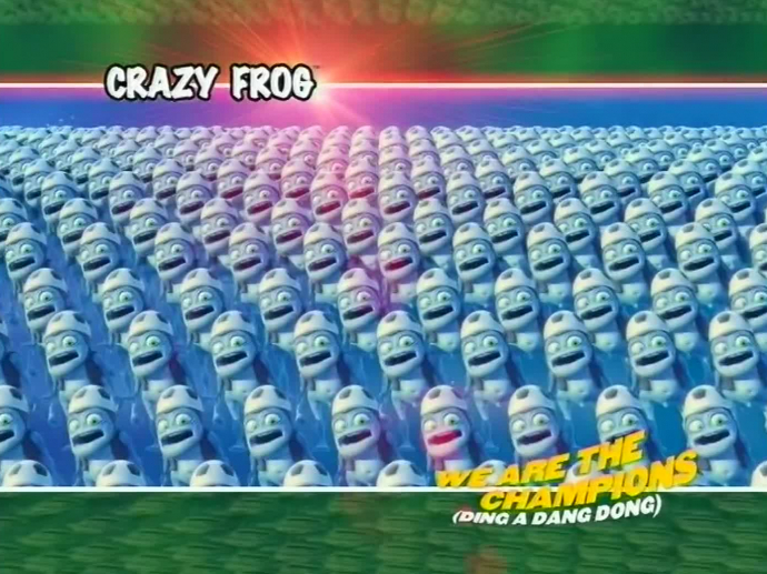 Crazy frog : Single we are the champions | INA