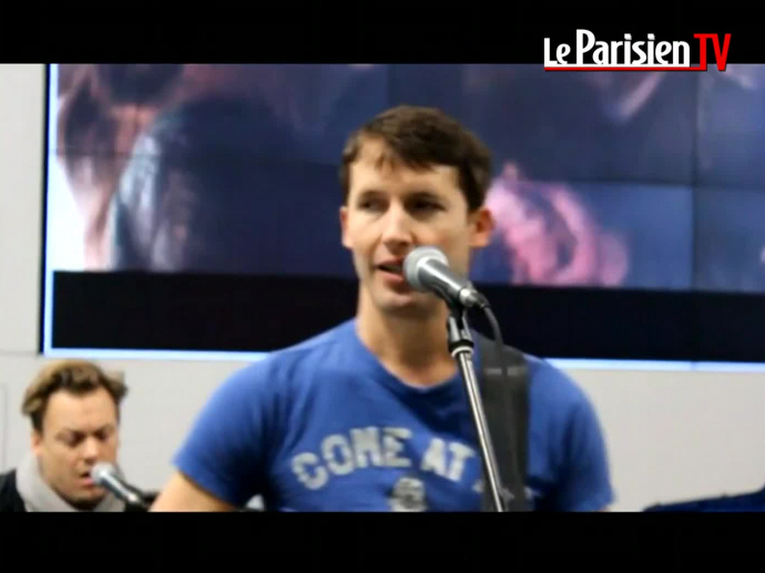 James Blunt ' Heart to heart ' en live au ' Parisien Aujourd'hui en