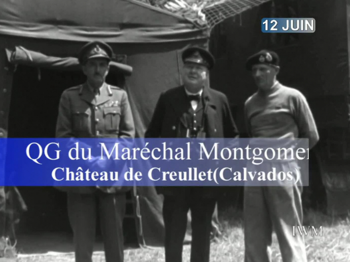 12 juin 1944 : CHURCHILL débarque