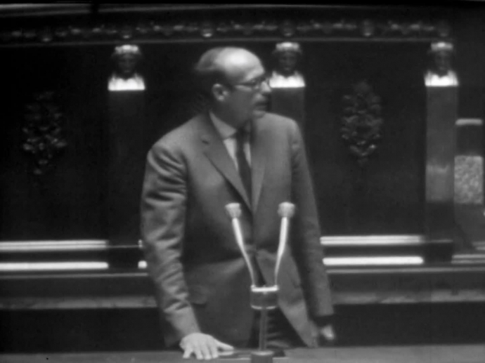 Débat assemblée Faure Giscard Dupuy Sudreau et Poujade INA