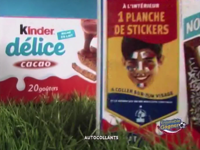 Ferrero Label Sticker Gamme Ferrero : Promo stickers de peau | INA