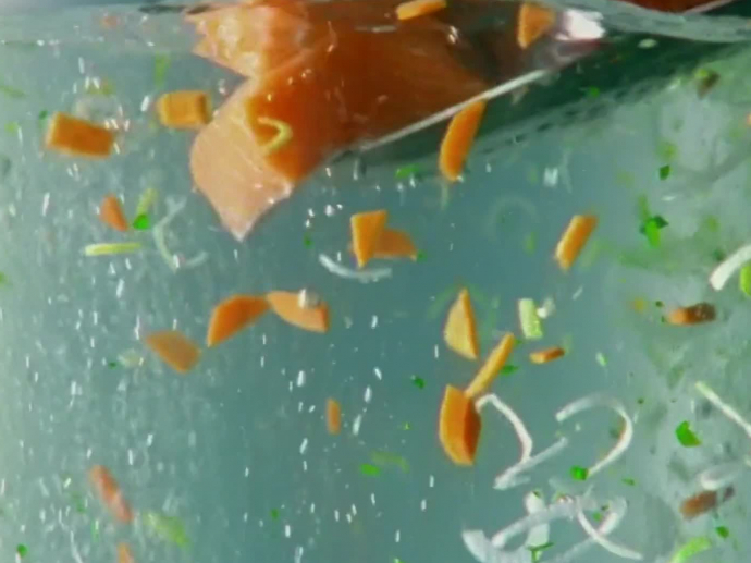 Court bouillon de Knorr Pavé de saumon INA