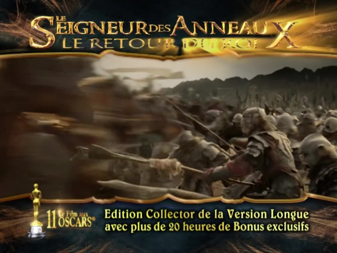 Le seigneur des anneaux : Le retour du roi-version longue FTV | INA