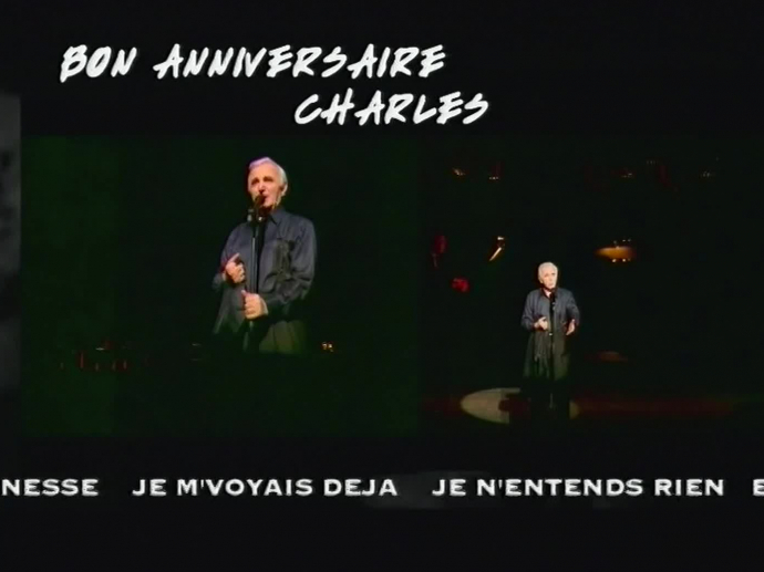 Charles Aznavour Bon Anniversaire Charles Version Secondes Ina