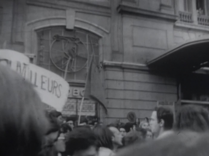 Manifestation UNEF gare Saint Lazare INA