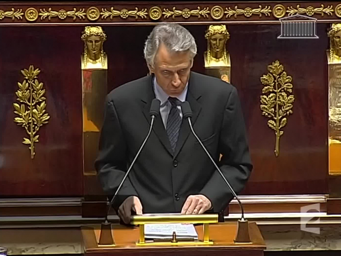 Premier Discours Du Premier Ministre De Villepin | INA