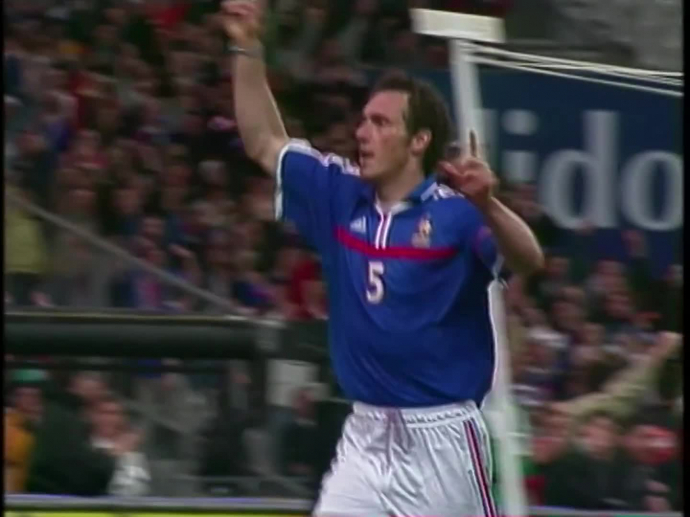 Football. Match amical France Slovenie INA