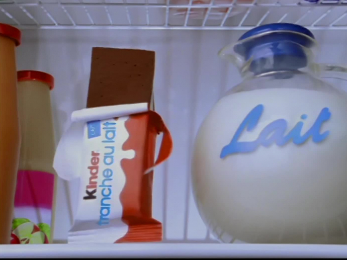 Kinder tranche au lait Pot de lait INA