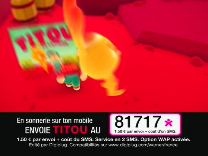 Single titou le lapinouf+sms Version 10 secondes INA