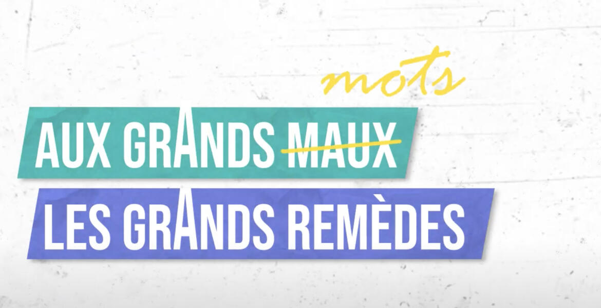 «Aux grands mots/maux, les grands remèdes», la web-série qui raconte l