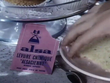 <p>Levure Alsa, publicité, 1985</p>